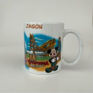 Vintage Disneyland California Adventure Park souvenir cup